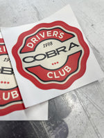 Load image into Gallery viewer, Cobra Driver&#39;s Club Sticker
