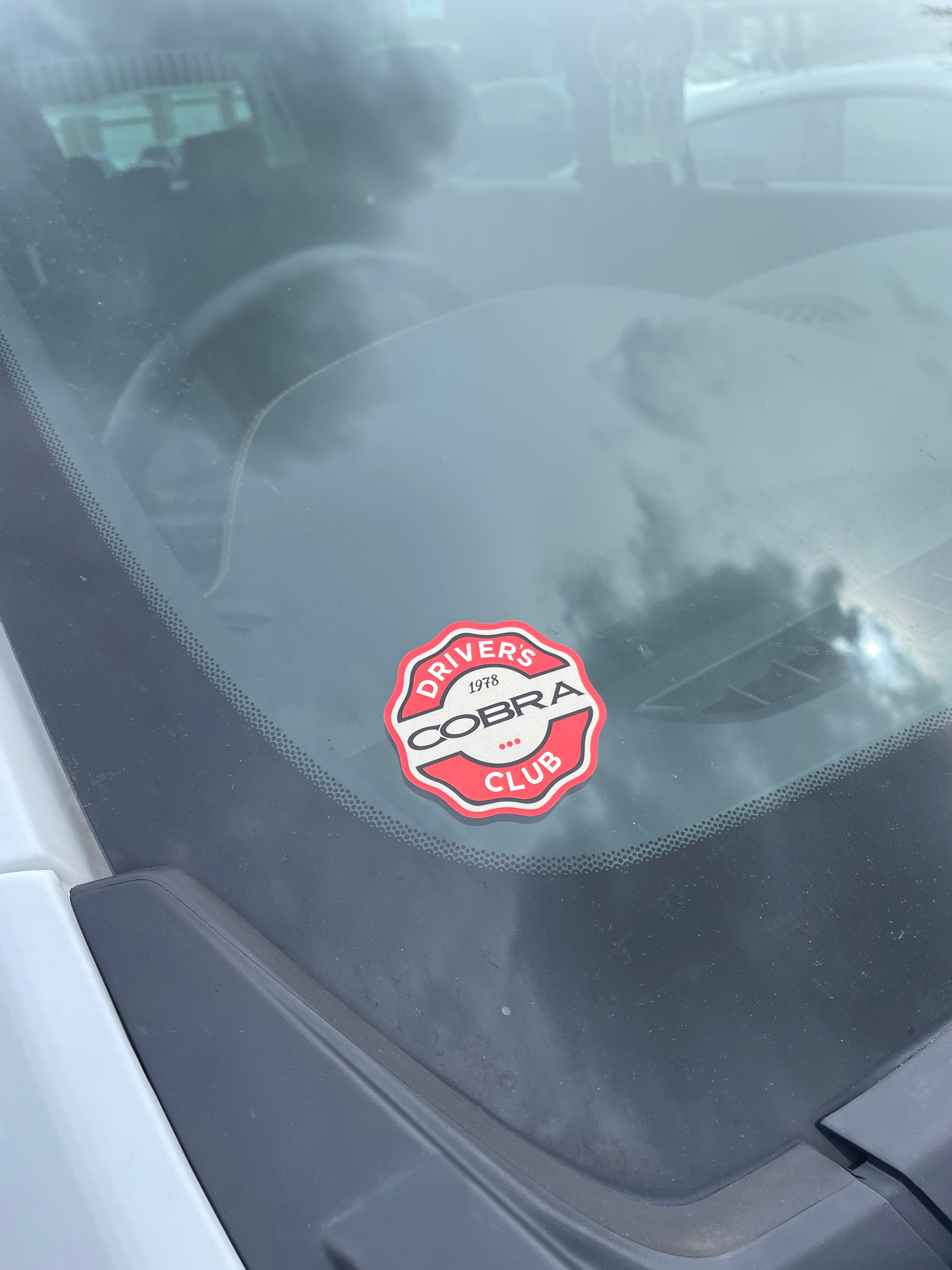 Cobra Driver's Club Sticker