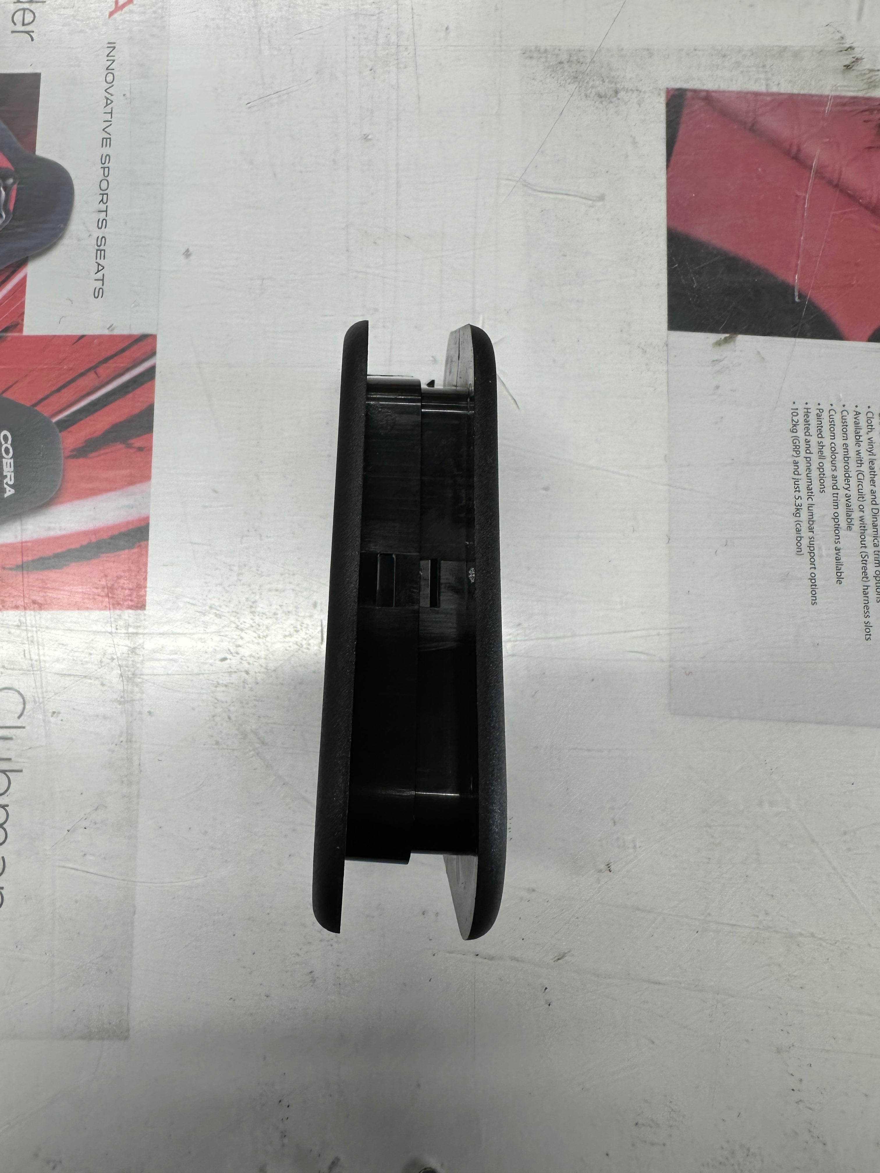 Black Clip-In 3 Sided Sports Grommet - Inner & Outer