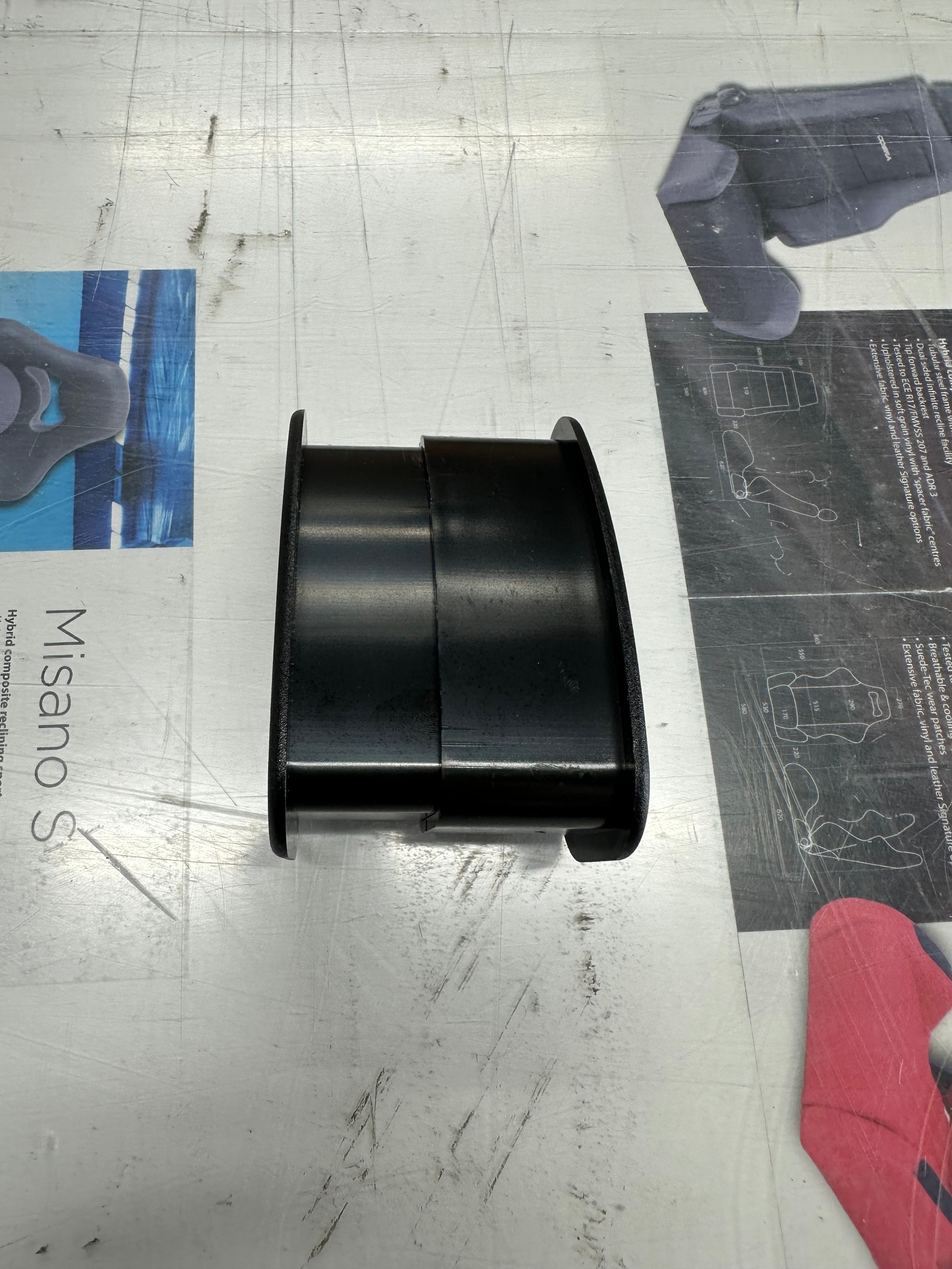 Black Curved Grommet - Inner & Outer
